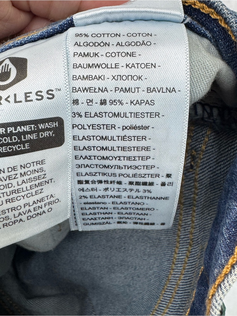 NEW Levi's 511 Slim Stretch Men's 30x34 Denim Jean Blue - Picture 5 of 7